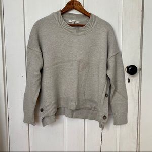 Madewell Side-Button Sweater